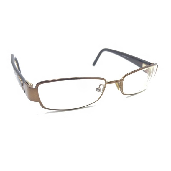 Gucci GG 2777 CCI Brown Glitter Rectangle Eyeglasses Frames 52-16 130 Italy - Picture 1 of 12